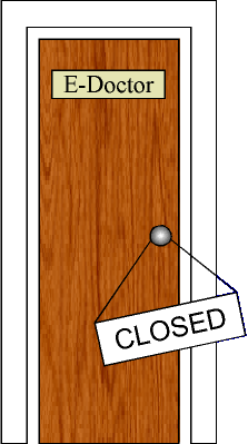 Closed E-Doctor's office